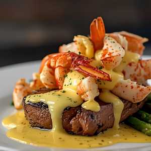 Lobster & Crab Sirloin Oscar- 8oz