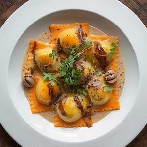 Sweet Potato & Chestnut Ravioli