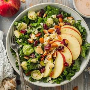 Kale & Brussel Sprouts Salad