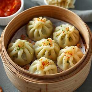 Steamed Momos (Veg)