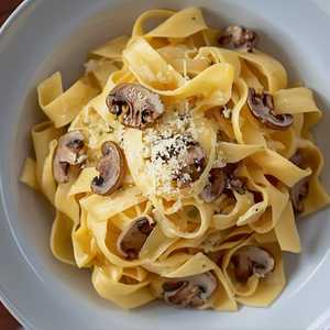 Truffle Mushroom & Cream Pappardelle