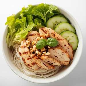 B3 Bún gà nướng