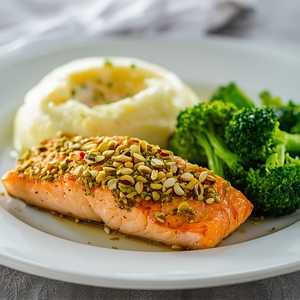 Pistachio Crusted Salmon