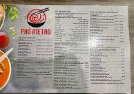 Pho Metro Menu Photo 4