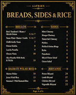 AAFRIEN INDIAN RESTAURANT Menu Photo 1