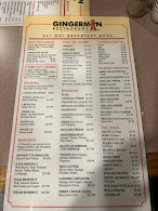 The Gingerman Restaurant Menu Photo 4