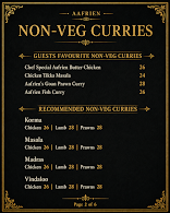 AAFRIEN INDIAN RESTAURANT Menu Photo 3