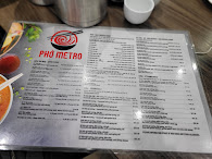 Pho Metro Menu Photo 1